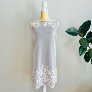 J. McLaughlin sleeveless textured sheath dress